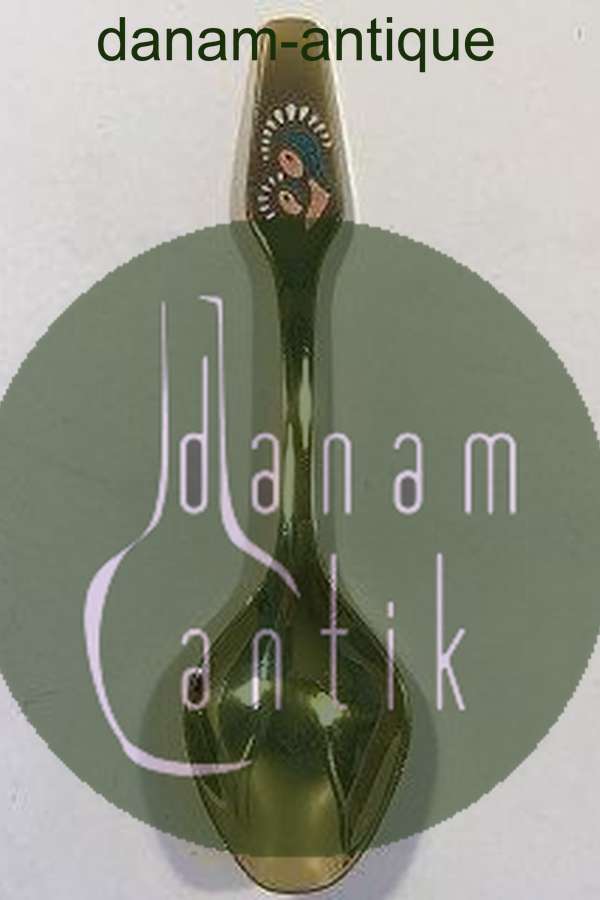 Meka Sterling Sølv forgyldt Juletheske 1971