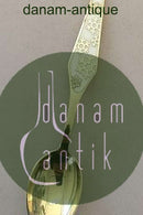 Sorenco Christmas Spoon 1967 made of gilded sterling silver with enamel. Measures 16,5 cm (6 ½")