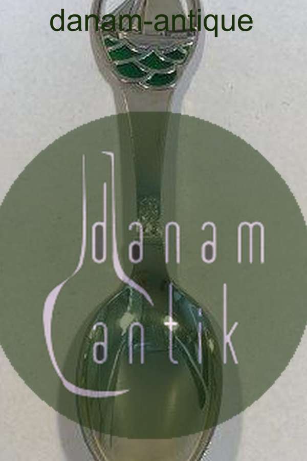 Grann & Laglye Sterling Sølv med emalje Juleske 1946