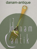 Georg Jensen Annual Cake Fork 1987 in gilded Sterling Silver with enamel.
