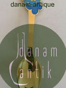 A. Michelsen 1975 Juleske Forgyldt Sterling Sølv med Emalje.