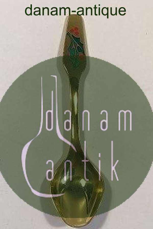 Meka Sterling Sølv forgyldt Juletheske 1974.