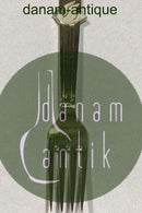 A. Michelsen 1943 Julegaffel  Forgyldt Sterling Sølv med Emalje