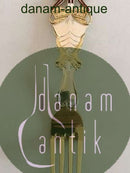 A. Michelsen Christmas Fork 1921 Gilded Sterling Silver with Enamel