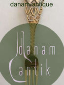 A. Michelsen 1912 Julegaffel Delvist forgyldt Sterling Sølv.