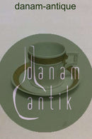 Royal Copenhagen Gold Fan Kaffeetasse und Untertasse Nr. 11572 / 069