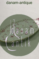 Royal Copenhagen Blue Fluted Red Ruby/Pink with Gold Edge Full Lace Small Oval Dish No 2/1115