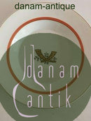 Royal Copenhagen Golden Horns with Orange Band Deep Plate No 883/9587