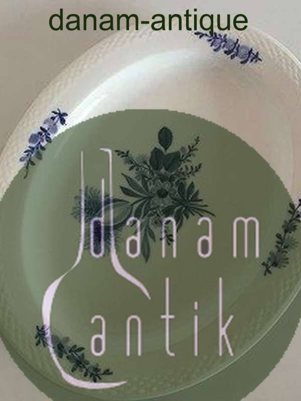 Royal Copenhagen Blå Blomst Flettet Ovalt Fad No 8017