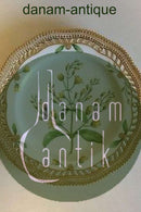 Royal Copenhagen Flora Danica  Frokosttallerken med gennembrudt kand No 20/3554