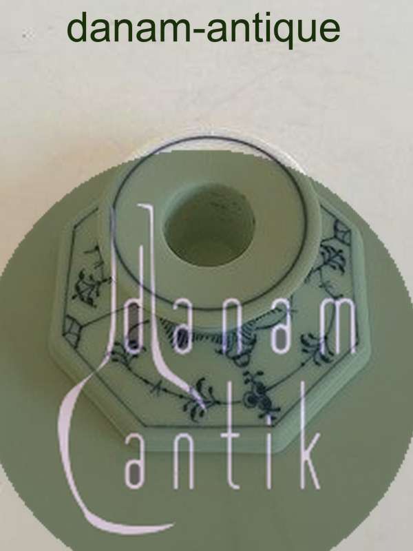 Royal Copenhagen Musselmalet Riflet Lysestage No. 3334