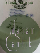 Royal Copenhagen Blaue kannelierte Olivenschüssel Nr. 2239