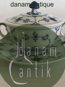 Royal Copenhagen Musselmalet Riflet Bouillon Kop med Underkop No. 2199