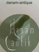 Royal Copenhagen Grøn Svejfet Tandstikholder / Tændstikholder No 1801