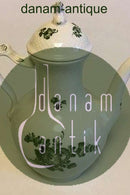 Royal Copenhagen Grøn Blomst Svejfet Kaffekande No 1794