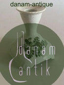 Royal Copenhage Grøn Blomst Par Lysestager No 1711