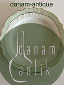 Royal Copenhagen Grüner Schwitzkuchenteller Nr. 1625