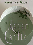 Royal Copenhagen Green Flower Cake Dish on Foot No 1532