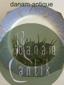 Royal Copenhagen Blue Fish Plate with Gold No 1212/3002 with Oysters