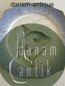 Royal Copenhagen Blue Fish Plate No 1212/3002 with Gold and Abramis Blicca