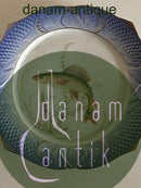 Royal Copenhagen Blue Fish Plate with Gold No 1212/3002