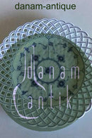 Royal Copenhagen Blue Fluted Full Lace Flat Plate with open-work border No 1/1097