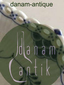 皇家哥本哈根蓝色凹槽荷花碗 No 1075