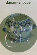 Royal Copenhagen Blaue kannelierte kleine Vase Nr. 1043