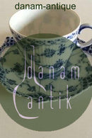 Royal Copenhagen Blau geriffelte Mokkatasse und Untertasse Nr. 1038