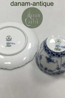 Royal Copenhagen Musselmalet Helblonde Kaffekop og Underkop No. 1035