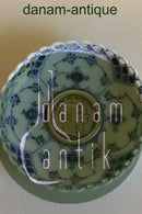 Royal Copenhagen Blue Fluted Full Lace Candle Drip Cup with 2-Crown coin with Christian IX and Queen Louise, 1892. No 1009