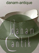 Royal Copenhagen Tradition Hvid Halvblonde m. Guldkant Sauceskål på Fad No 587