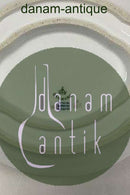 Royal Copenhagen Blue Fluted Red Ruby/Pink with Gold Edge Half Lace Sauce Boat No 2/587