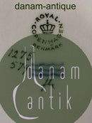 Royal Copenhagen Tradition Hvid Halvblonde m. Guldkant Spisetallerken No 571