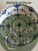 ロイヤルコペンハーゲン ブルーフルーテッドハーフレースケーキボウル ローフット No 511