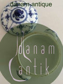 Royal Copenhagen Musselmalet Riflet Smør Dåse med Låg No 398