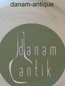 Royal Copenhagen Hvid Halvblonde Rundt Fad No 376