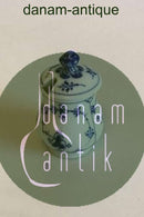 Royal Copenhagen Blaues kanneliertes kleines Senfglas Nr. 358