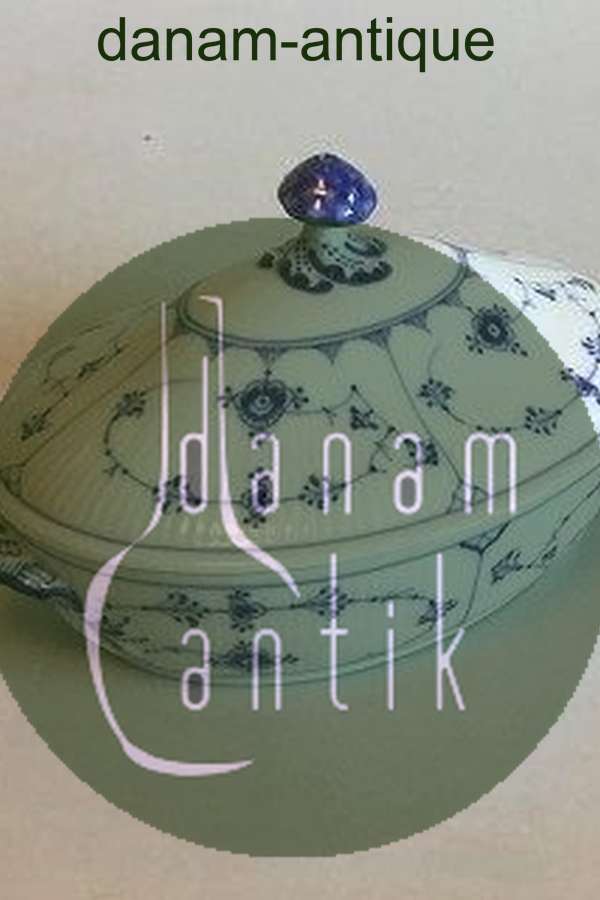 Royal Copenhagen Musselmalet Riflet Oval Terrin No 283