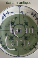 Royal Copenhagen Blauer geriffelter Mittagsteller Nr. 177