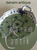 Royal Copenhagen Antique Blue Fluted Plain Leafshaped Cake Dish No 143 from 1850-1880