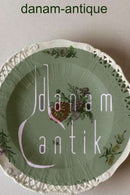 ロイヤルコペンハーゲン サクソンフラワー ディナー/フルーツプレート（ラグジュアリーモデル、リムにはピアス加工が施されています。