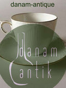 Royal Copenhagen Tradition Hvid Halvblonde m. Guldkant Kaffekop og Underkop No 756