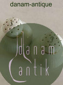 Royal Copenhagen Tradition Hvid Halvblonde m. Guld Salt & Peber Sæt No. 711/712