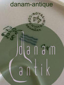 Royal Copenhagen Tradition Hvid Halvblonde m. Guld Ovalt Serveringsfad No. 628