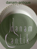 Royal Copenhagen Tradition Hvid Halvblonde m. Guldkant Dyb Tallerken No 566