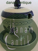 Royal Copenhagen "Blå Tranquebar" Marmelade Krukke med Låg No. 1171