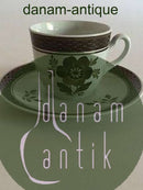 Royal Copenhagen Brown Tranquebar Coffee Cup and Saucer No 956