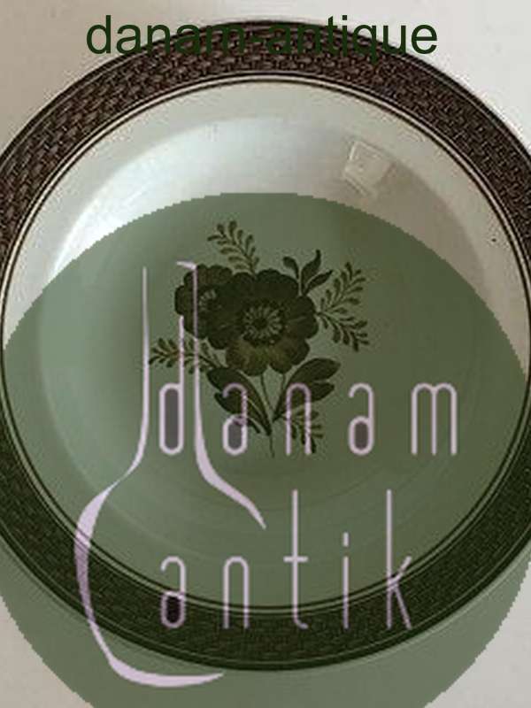 Royal Copenhagen Brun Tranquebar Dyb Tallerken No 947