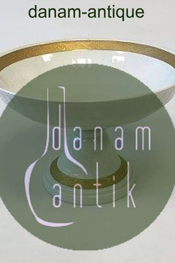 Royal Copenhagen Guld Vifte Skål Opsats No 11549